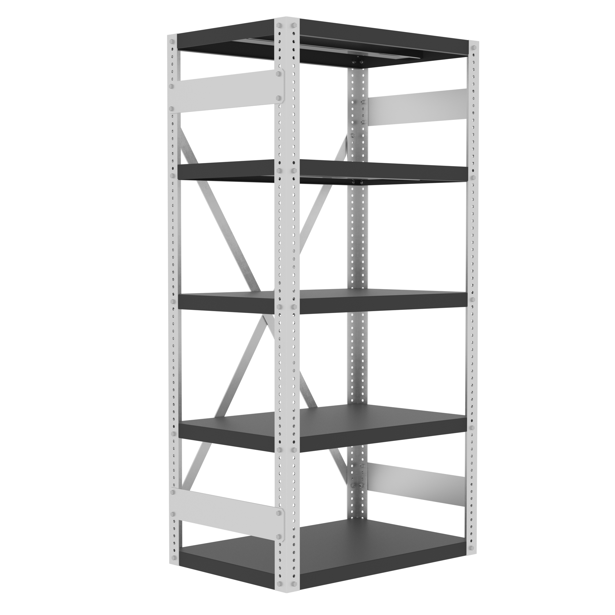 Valley Craft, Heavy Duty Shelving, Height 72 in, Width 36 in, Depth 24 in, Model# F82447A4